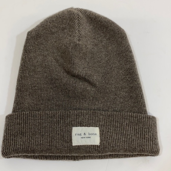 rag & bone Accessories - Rag And Bone Grey Addison Beanie In 41 Gry Moss